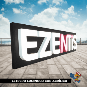 Letrero Luminoso con Acrílico